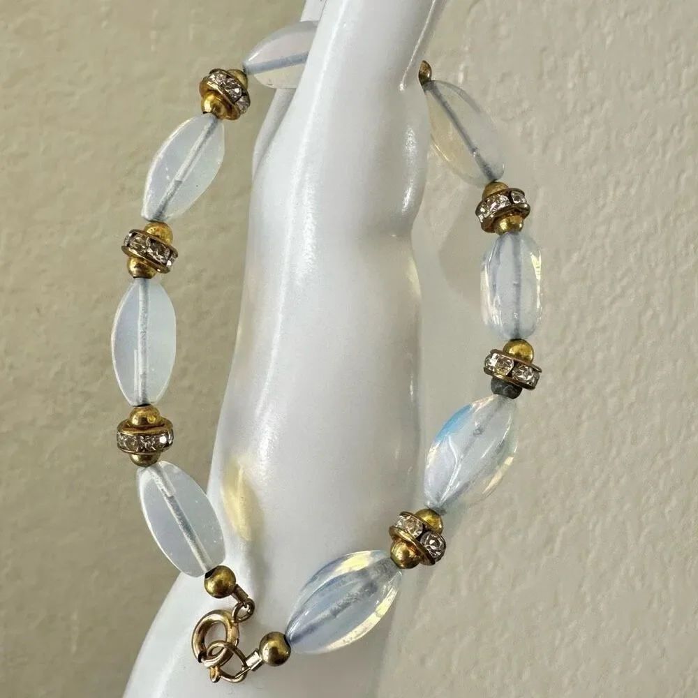 opalite beaded bracelet - Picture 4 of 7